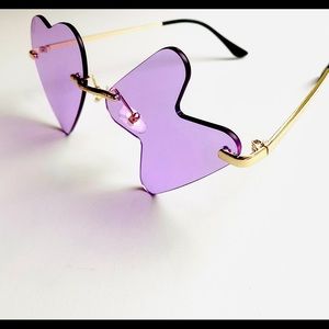 Festive Purple Shape Sunglasses
